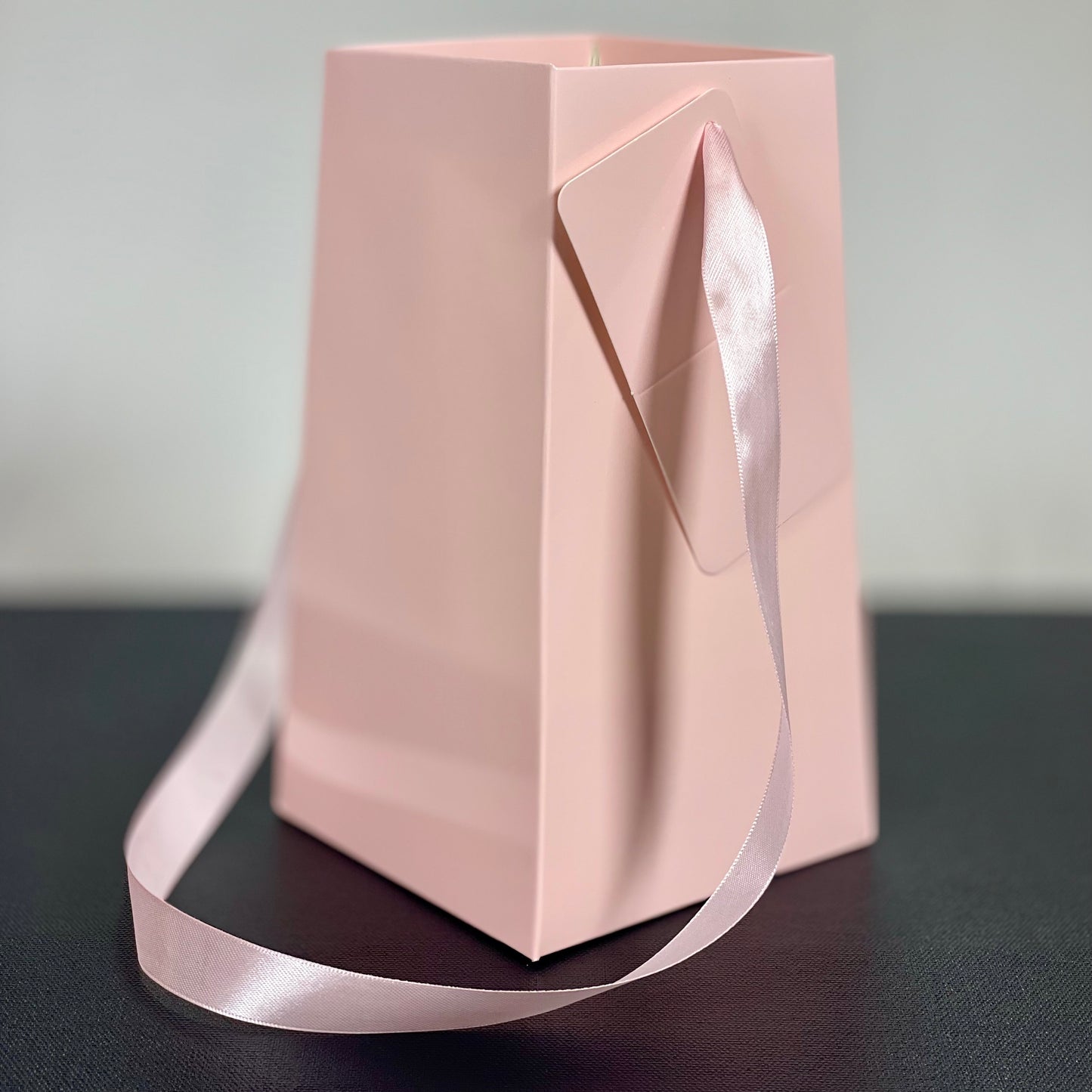 Soft Pink FlowerBox Recyclable, Waterproof. Paper Vase