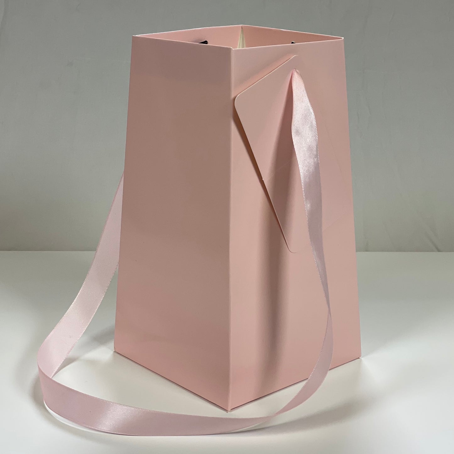 Soft Pink FlowerBox Recyclable, Waterproof. Paper Vase