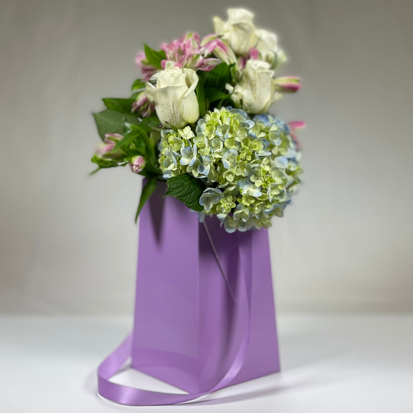 Lavender FlowerBox Recyclable, Waterproof. Paper Vase