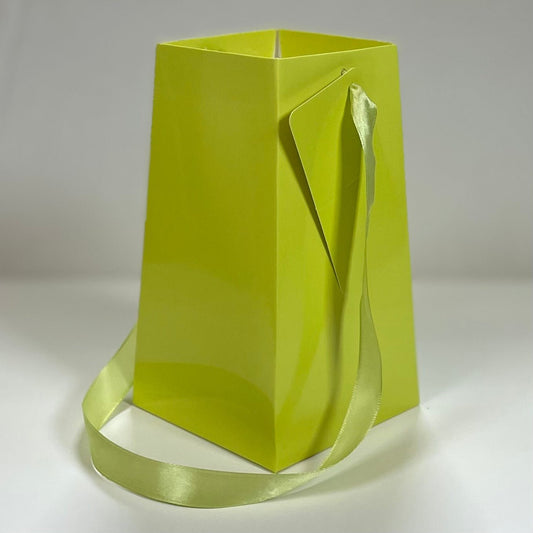 Moss Green FlowerBox Recyclable, Waterproof. Paper Vase - FlowerBox