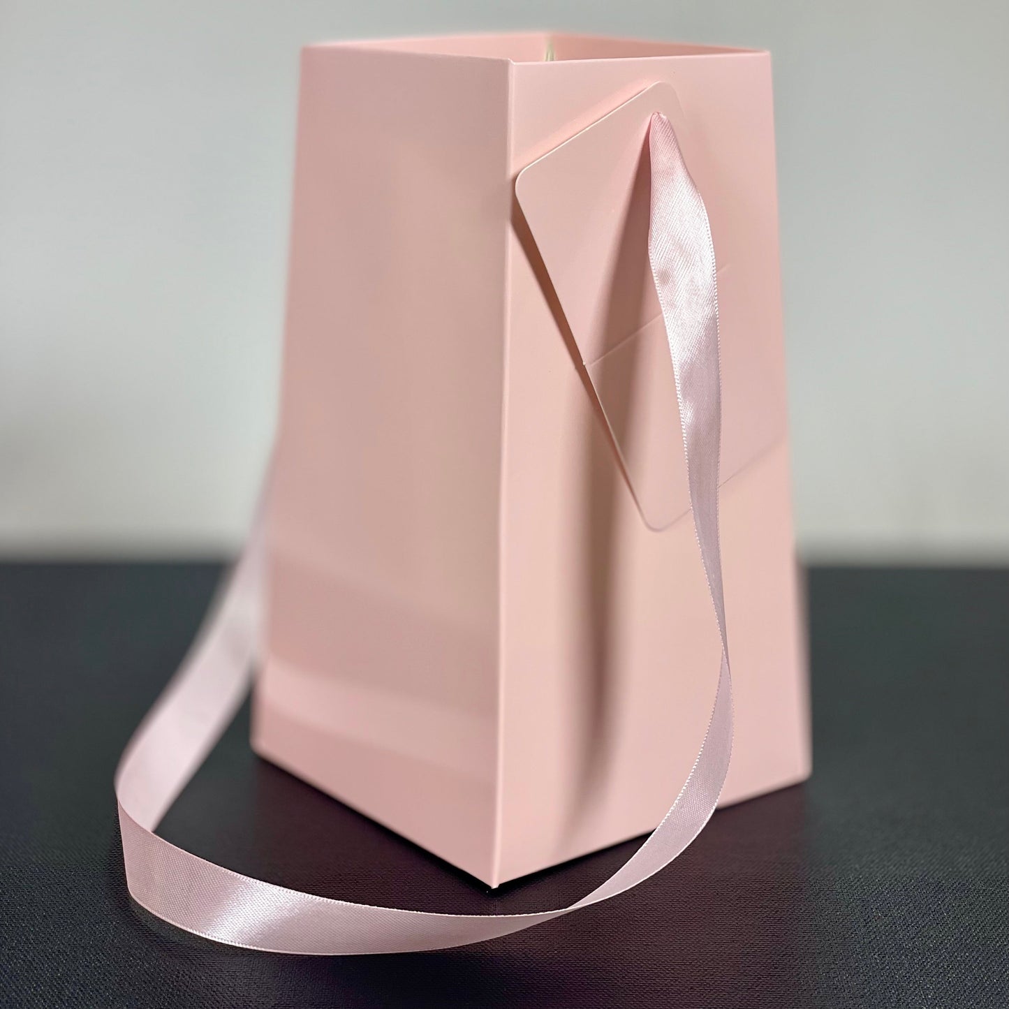 Soft Pink FlowerBox Recyclable, Waterproof. Paper Vase - FlowerBox